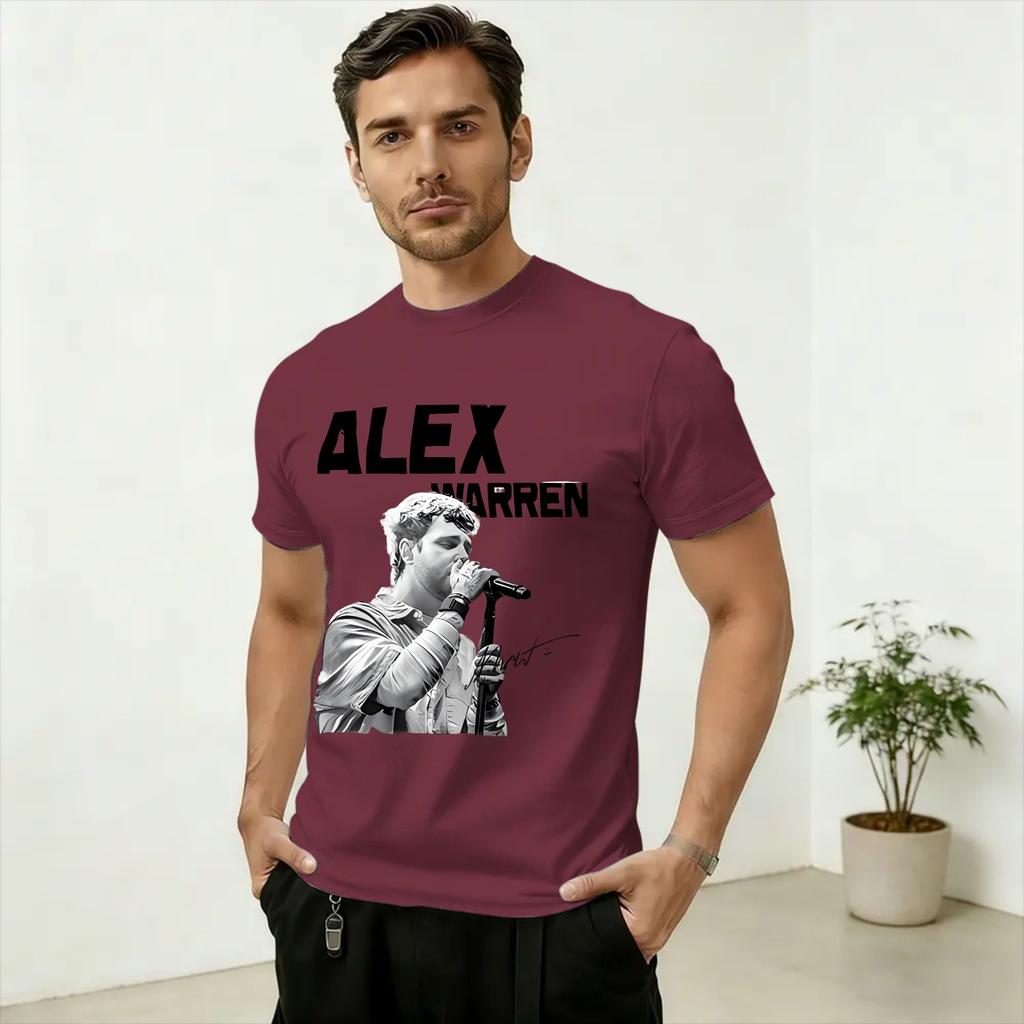 Alex Warren Finding Friday On the Road Tour 2026 Cotton T Shirt For Unisexs Summer Y2K Retro TShirts Crew Neck Tee Shirt Oversize