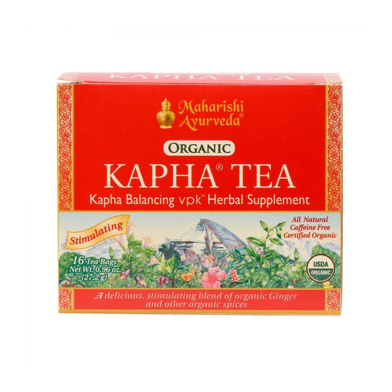 

Чай Капха (16 пак, 1700 мг), Organic Kapha Tea, Maharishi Ayurveda