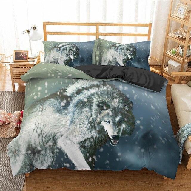 Homesky 3d Wolf Bedding Sets Nordic Twin Full Queen King Bed Cover Set Animal Lion Comforter Quilt Duvet At Affordable S Free Real Reviews With Homesky 3d Wolf Bedding Sets Nordic, Big Lots King Size Bed Sheets