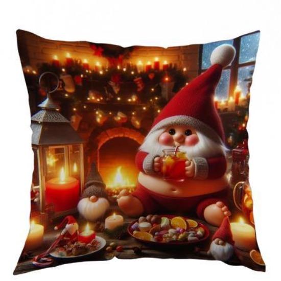 2D Printed Christmas Pillowcase New Holiday Decoration Living Room Sofa Bedroom Cushion Printed Pillowcase