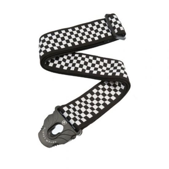 Sangle Guitare Planet Waves Planet Lock - Black Satin - Réglable 89-151cm