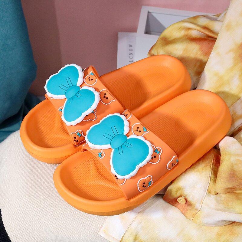 Slippers women's summer home wear super soft casual non-slip bath bathroom thick-soled slippers
