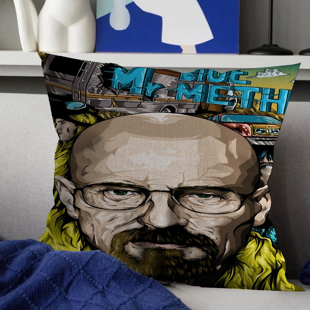 Breaking Bad Movie Office Cushion Pillowcase Car Cushion Cover45X45CM Lumbar Pillowcase Sofa Pillowcover
