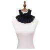 Ruff Collar Ruffled Retro Renaissance Cotton for Shirt Blouse Decorative Spread False Collar Play Costume Accessories