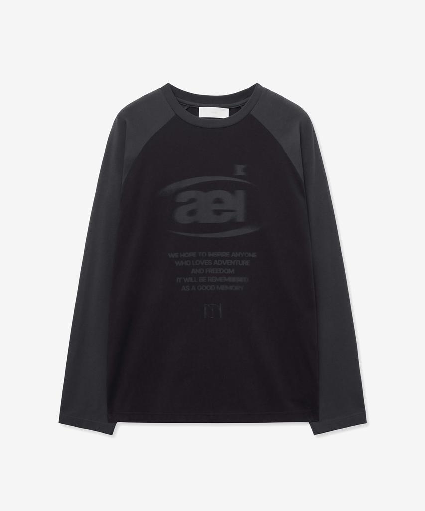MINAV Archive Symbol Raglan T-Shirt [Black]