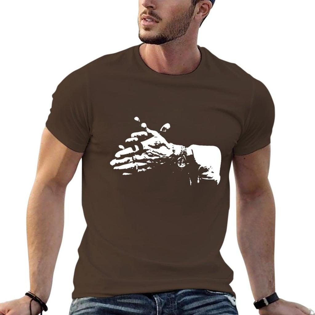 Palmas Flamenco Hands T-Shirt Blacks Kawaii Clothes Summer Tops Graphics T Shirts for Men Cotton