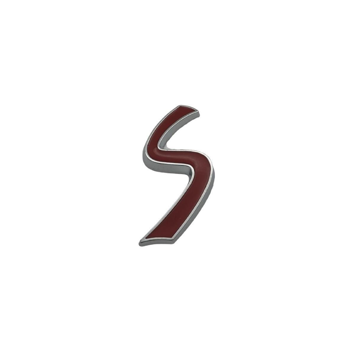 

Mini Personalized Decorative S Metal Car Emblem Sticker