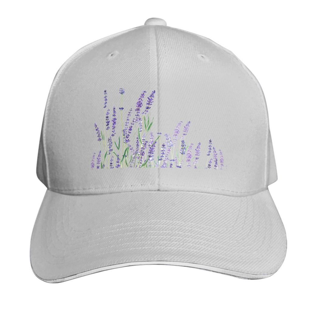 purple lavender horizontal watercolor Baseball Cap cute Luxury Hat funny hat Womens Beach Unisexs