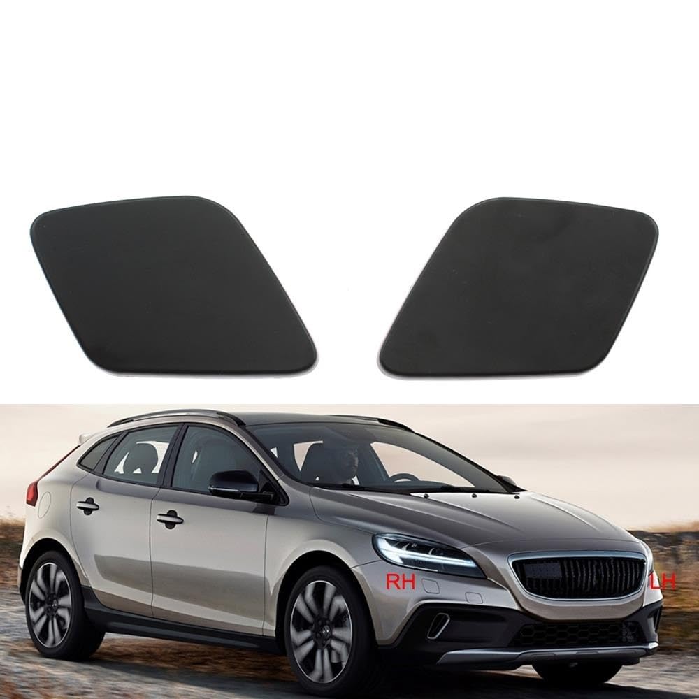 SUREYEAH VOLVO V40 2013-2019 Car Front Bumper Headlight Washer Nozzle Jet Cover Cap 39814180