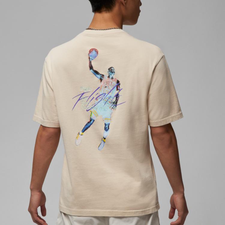 Jordan T Shirt Men's Beach White DM1445-126