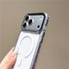 Transparent Wireless Charging Magnetic For Magsafe Case For Apple iPhone 17 16 15 14 13 Pro Max Shockproof Hard Acrylic PC Cover