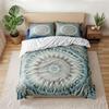 Ivory White Plate Duvet Cover Set King Queen Double Full Twin Single Size Bed Linen Set