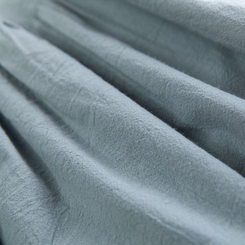 YUBAOBEI Jaro Podzim v korejském stylu Dívčí šaty s dlouhým rukávem Bavlna a len Volné princeznovské šaty