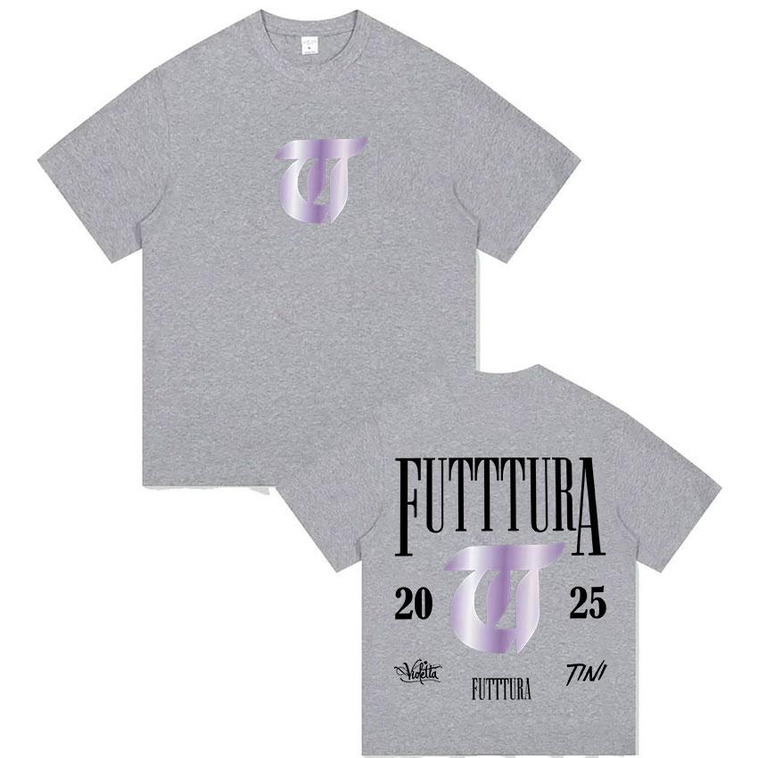 Tini Stossel Futtura Tour 2025 Album Merchandise Tshirt for Men and Women Pop Music Cotton Short Sleeved Retro Style