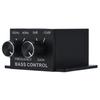 Car Audio Regulator Amplifier Base Subwoofer Stereo Equalizer Controller 4 RCA