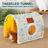 Summer Hamster Shelter Triangle Small Animal Cage Cute Pet Shelter Tent  Small Pet Nest Decoration