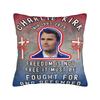 Fundas de Almohada Angélicas y de Jesús de Charlie Kirk Funda de Almohada Cuadrada Linda y Divertida para Silla de Sala de Estar