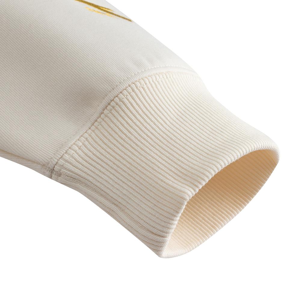 Anta Good Things Happen Outdoor Casual Trendy Versatile Letter Print Hoodie Men hoodies Milk-Salt-White 152618707S-2