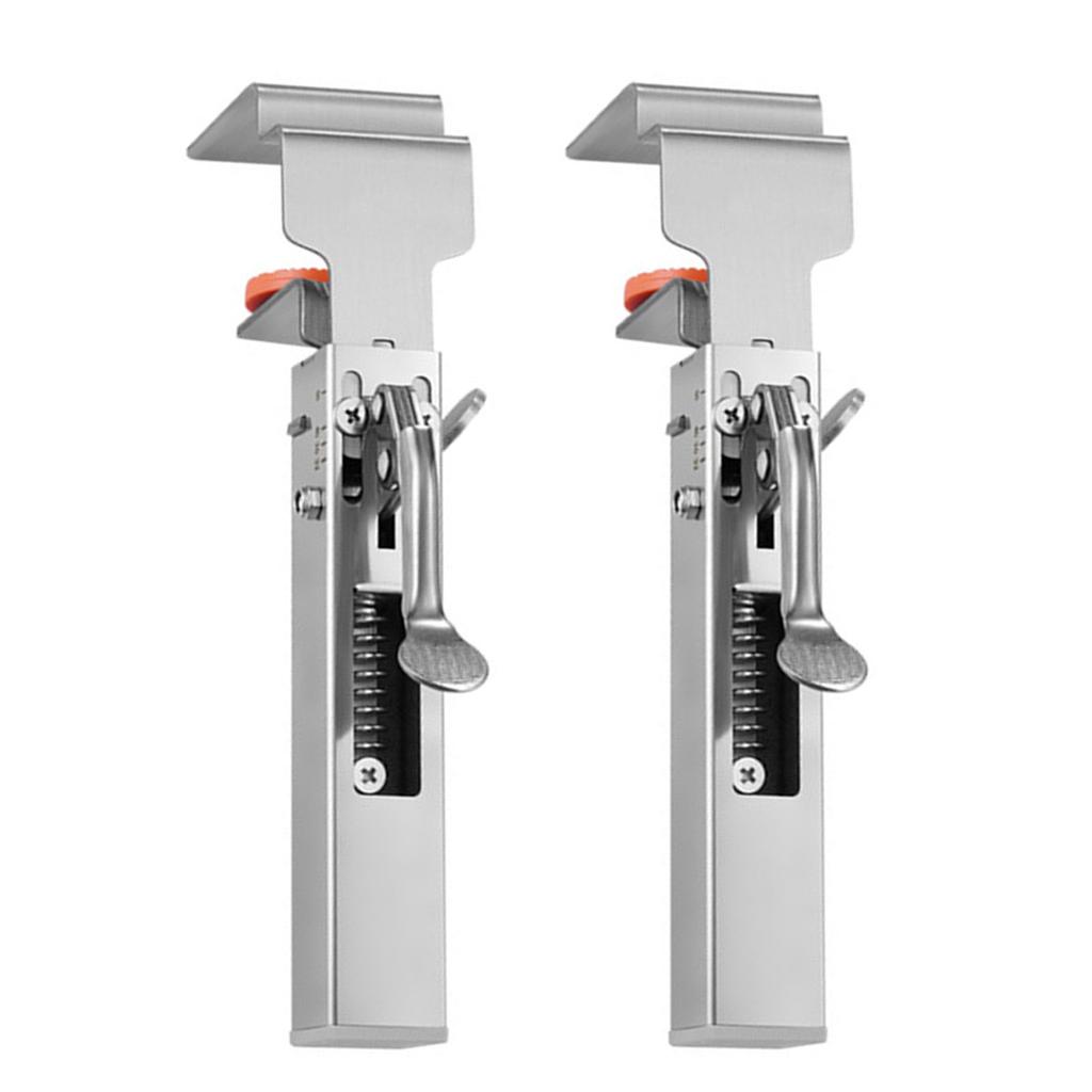 Verstellbare Schubladenorganisatoren Klemmen Sichere Griffe Befestigungen für Heim- und Bürogebrauch Robuste Edelstahlmaterialien