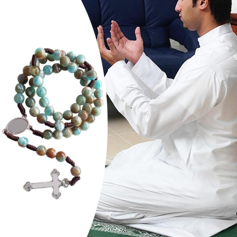 A52E Religious Worships Beads Long Elastic Beads Meditation Blessing Bracelet for Various Ages and Styles CN