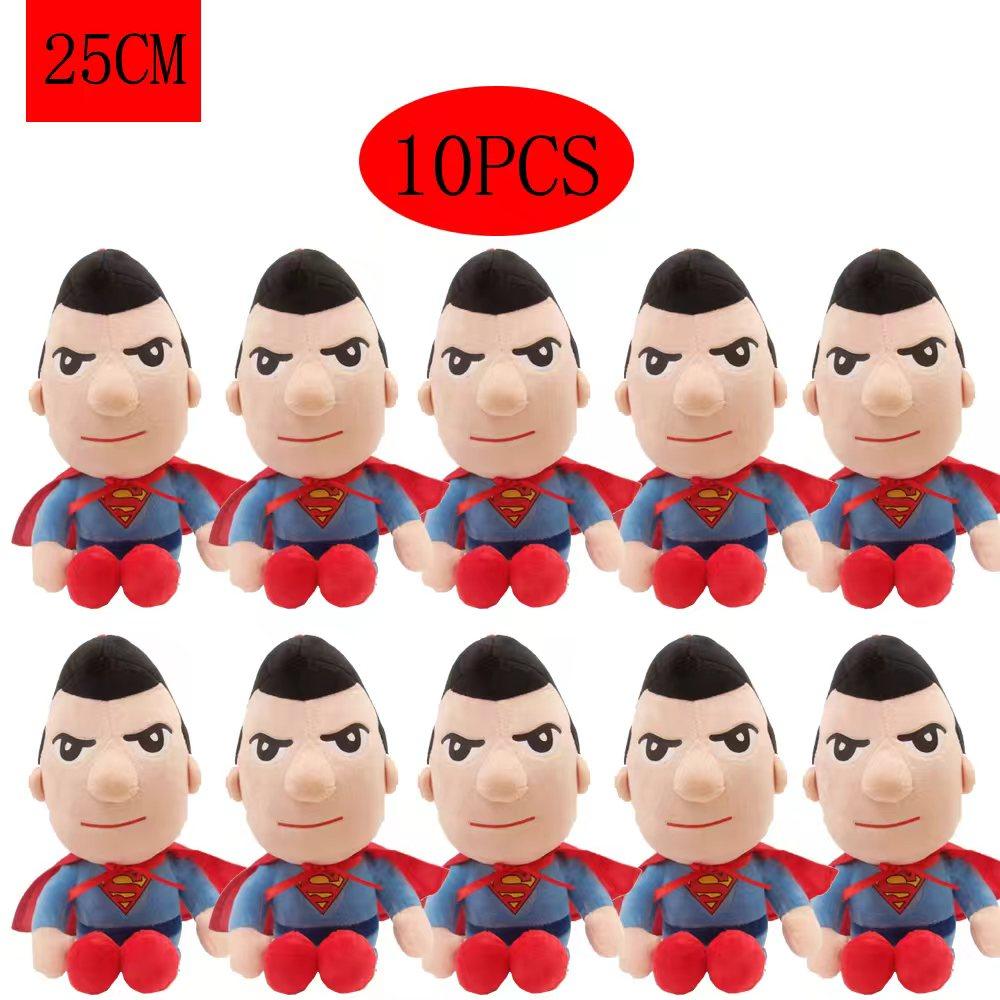 10Pcs Man Spidermaned Plush Toys Movie Dolls Marvel Avengers Soft Stuffed Hero Captain America Iron Christmas Gifts