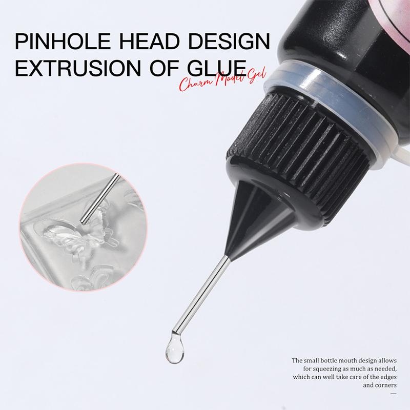 Nail Art Mold Glue Non-Toxic Gentle  1Pcs 10g for Home Manicure Salon DIY Nail Art Creation