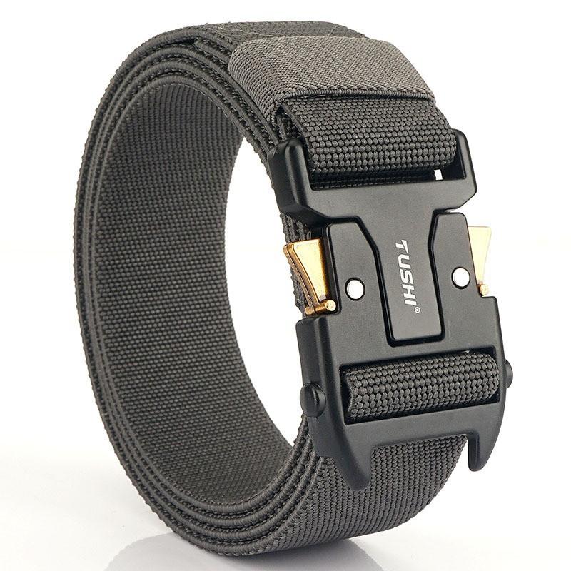 

Youth Outdoor Sports Nylon Belt Canvas Young Students Simple Quick-Release Buckle 125cm
