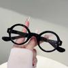 Cute Round Glasses Women Fashion Candy Color Rim Decor Eyeglasses New Trendy Design Blue Light Blocking Optical Frames