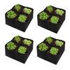4/8 Grids Felt Grow Bag Flower Plant Pot for Vegetable Tomato Potato Mushroom Growing Planter Garden Flower Planting Pots