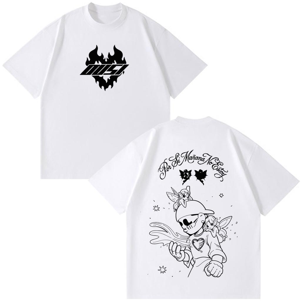 Omar Courtz Por Si Unisexana No Estoy 2026 Tour Print T Shirts Unisex Unisex Aesthetic Oversized Tshirts Summer Casual Loose T Shirts