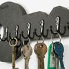 Wooden Key Hanger Key Black