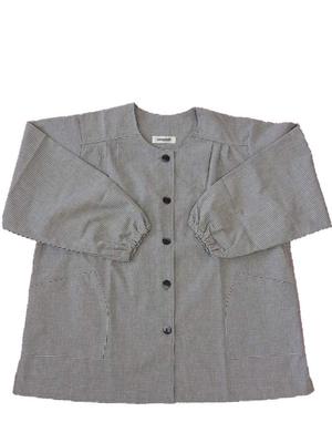 In Classic from a Front Even After Small Check Smock Opening 67538 [Size Small] [Made Japan] [A Long-established Brand] [Convenient Opening]