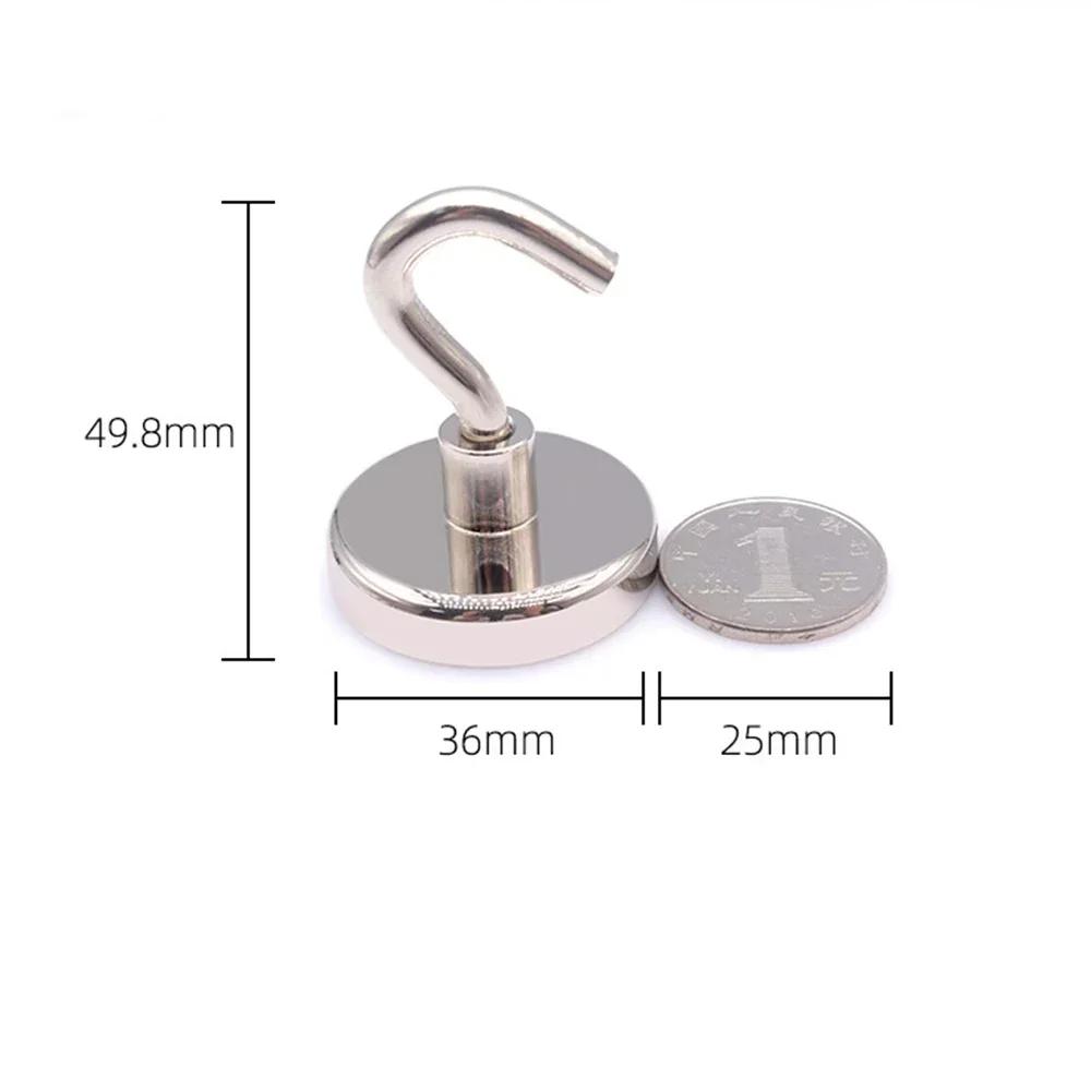 N38 E12 E16 E20 E32 E42 NdFeB Magnethaken Magnet Starker Saughaken Metallmagnethaken Starke Kraft Öffnungsmagnet Kundenspezifisch