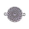 Filigree Diamond Shaped Connectors Ornate Multi Loop Links For Jewelry