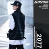 ZORZIND Outdoor Black Functional Windproof Mesh Vest for and Stylish Vest and Set Wear Fishing, Mountaineering, Photography, Camping, T-Shirt (2