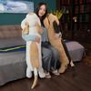 100/130/150 CM Riesiges Niedliches Plüschtier Großer Schlafender Hund Stoffwelpe Hund Weiches Tier Spielzeug Weiches Langes Kissen Baby Mädchen Geburtstagsgeschenk