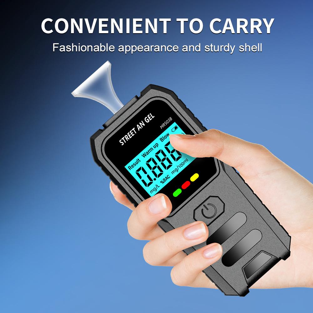 Portable LCD Digital Breath Alcohol Tester Alcohol Breathalyzer Drunk Driving Personal Analyzer