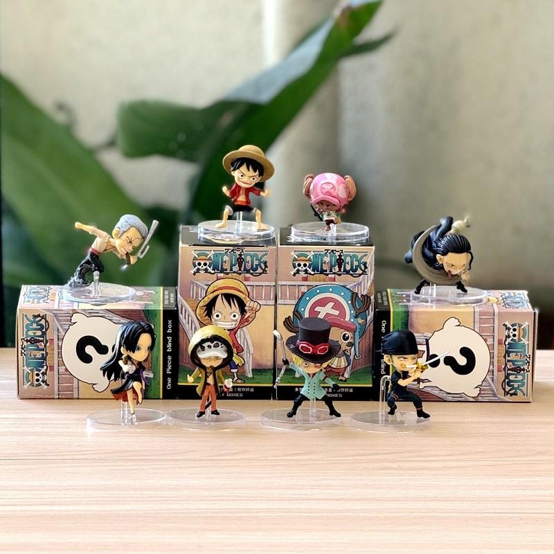 One Piece 8piece Pvc Cartoon Character Collectible Toy Pack For Fans