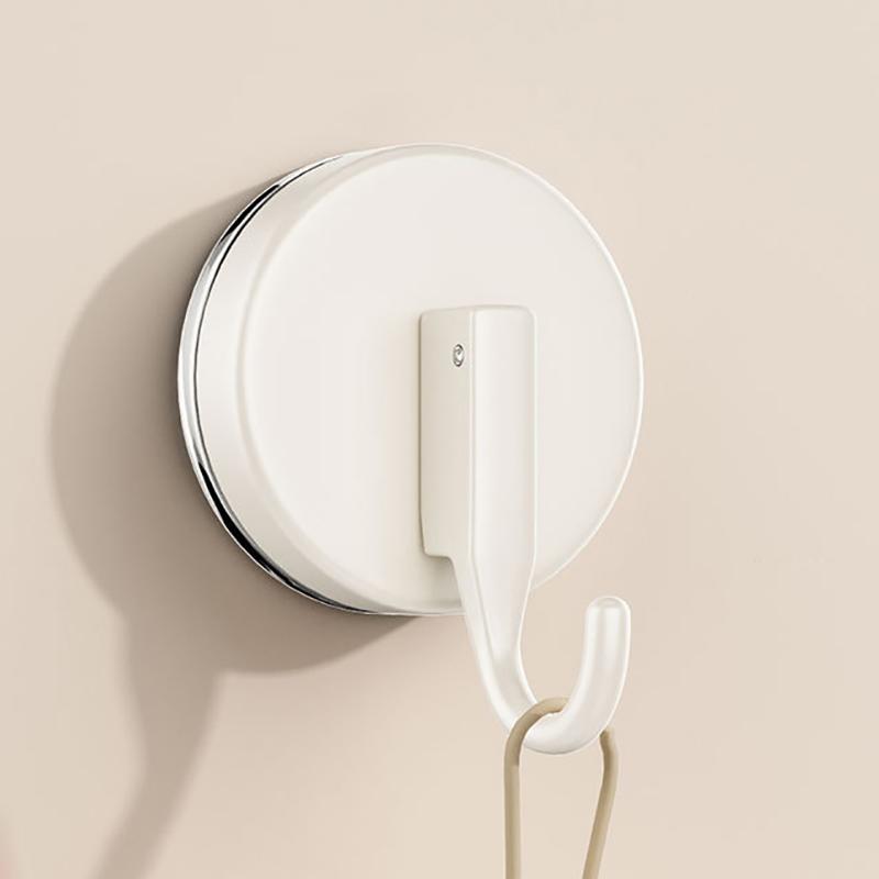 Walnut Wood Door Hook Strong Wall Mounted Single Hook No Drilling Clothes Adhesive Hook