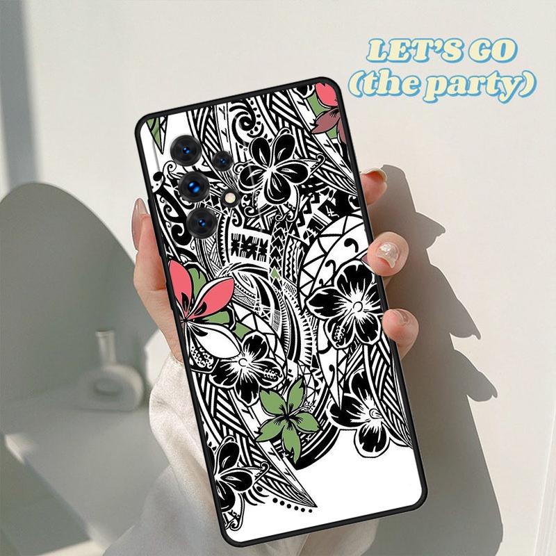 Maori Samoan Polynesian Tribal phone case For Samsung Galaxy A42 A31 A40 A51 A71 A32 A80 A91 A52 A72 A20e A21S A50 A70 A11 A12