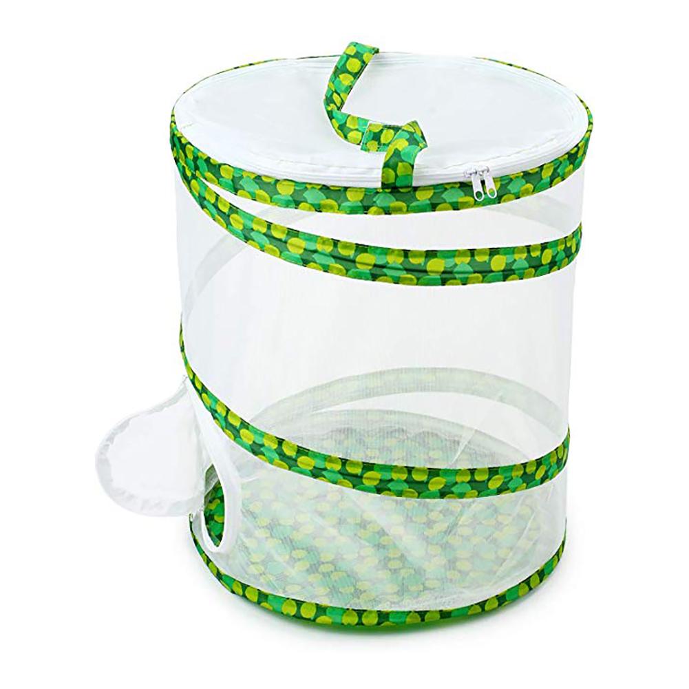 Collapsible Insect Cage Mesh Insect Cages Net Insect Butterfly Habitat Cage Collapsible Insect Housing Enclosure Breeding Cages