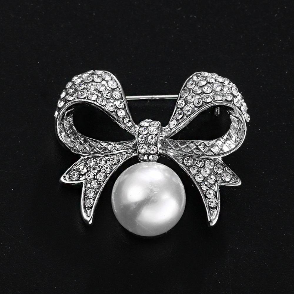 Korsage Schleife Brosche Anstecknadel Anti-Licht Kragenanstecker Damenbekleidung Zubehör