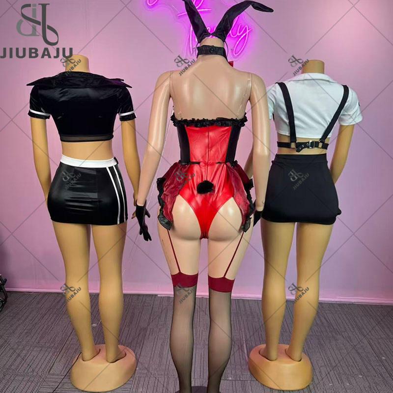 New Arrival Women's Sexy Off-shoulder Roleplay Bunny Girl Lingerie Underwear Adult Lady Halloween Party Cosplay Costumes