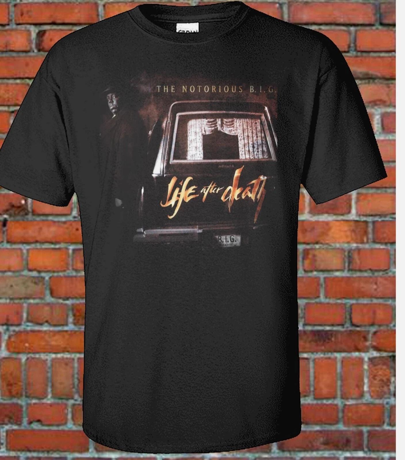 Biggie Smalls Life After Death Album Cover 90s Graphic T-Shirt Rap Classic 2XL