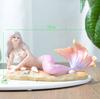 Nordic Resin Cute Mermaid Princess Figurines Fish Tank Ornaments Kawaii Decor Home Furnishing Decoration Crafts Birthday Gifts