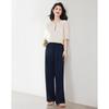 Tencel Blend Shirt & Wide-Leg Pants Set