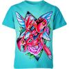 Pokemon Estate 2026 Nuovo Costume Cosplay per Bambini e Bambine Serie Stampa 3D Maglietta Cartone Animato Bambini Casual Strada Sport