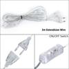 9x3/12x2m Christmas Lights Garland LED Curtain Icicle String Light Fairy Wedding Lighting Decoration Home Windows Party Garden