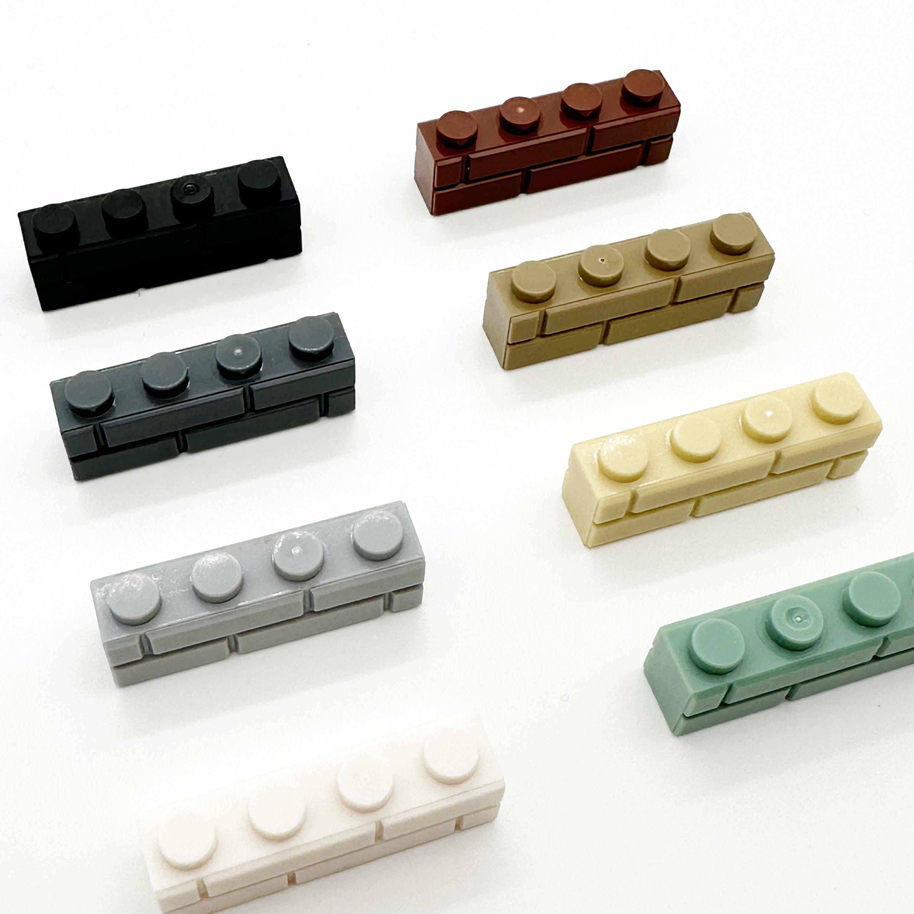 300pcs Bulk Building Blocks Thick wall Figures Bricks 1x4 Dots Educational Creative Size Compatible With 15533 Toy for Children