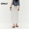 Only Lyocell Blend Pleated A-Line Midi Skirt